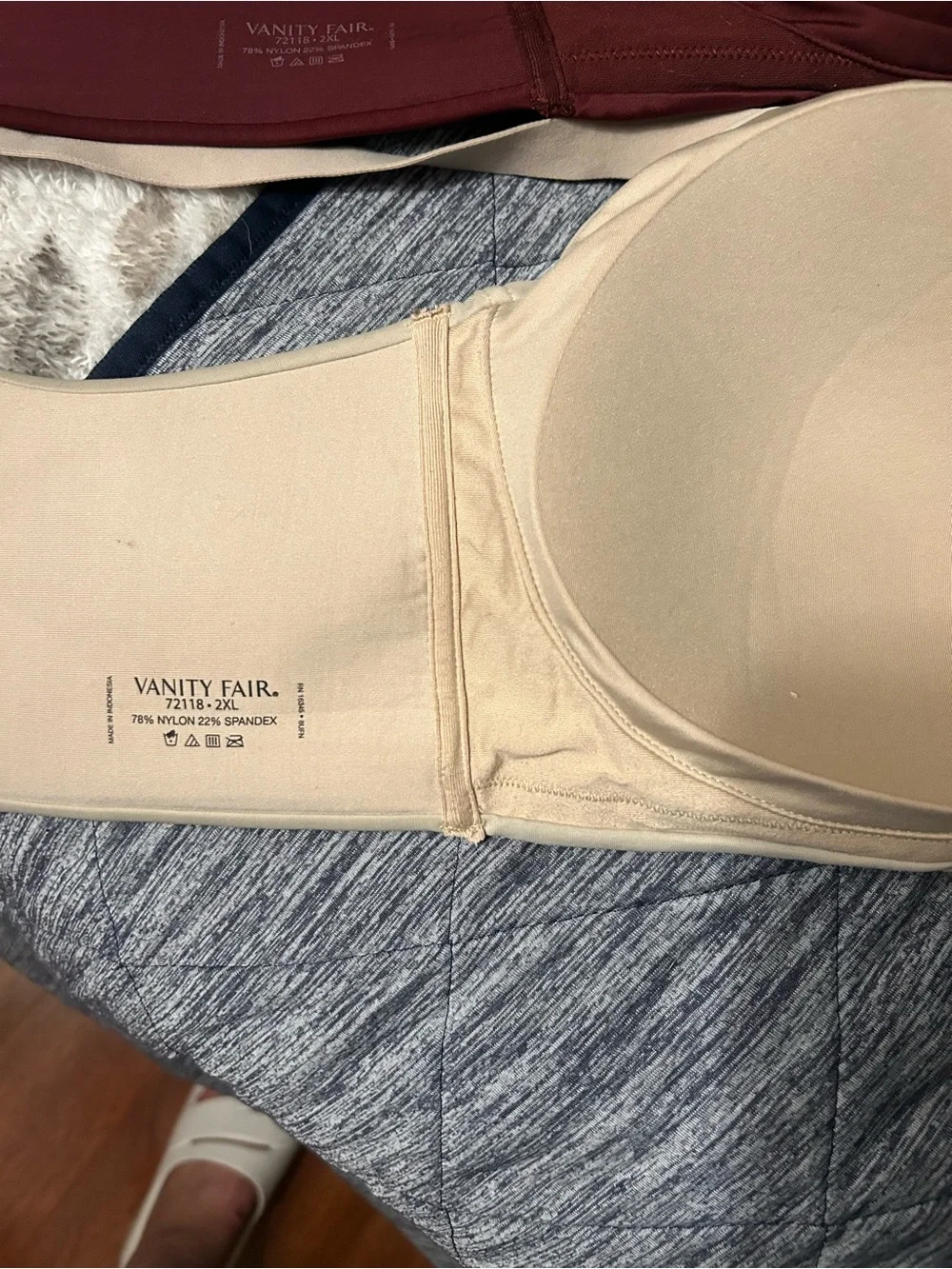 Set Of 2: Vanity Fair Beauty Back Smoothing Wireless Bra